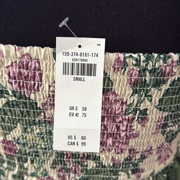 NWT Abercrombie & Fitch Garden Floral Emerson Poplin Puff Sleeve Mini Dress - Picture 4 of 6